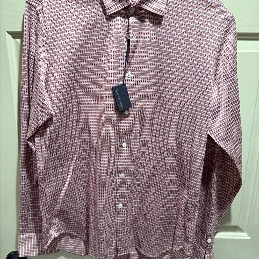 Stylish Red Checkered Button-Down Shirt